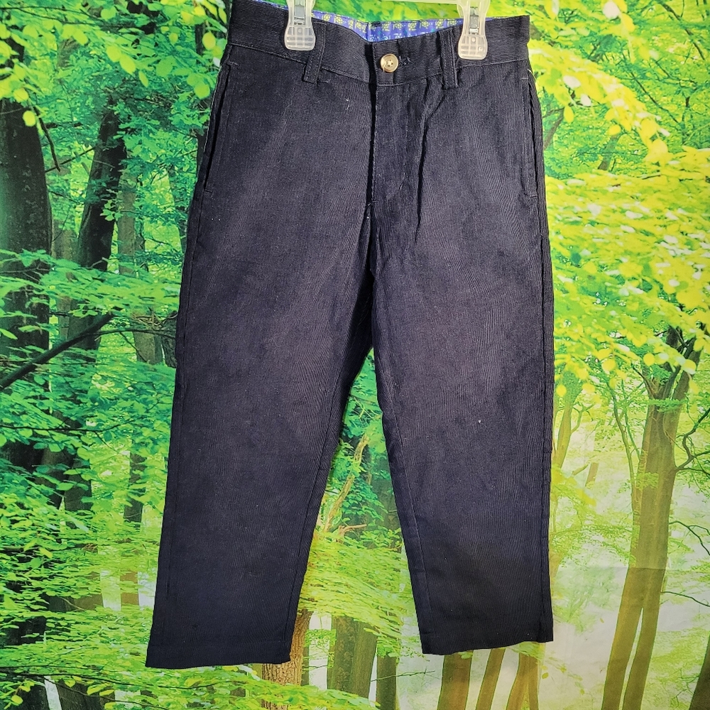 (3452-23J.Bailey young men's (Boys) corduary Pants. Size 5, Dark Blue,